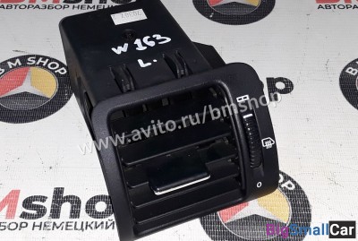 Воздуховод (дефлектор) левый Mecedes ML w163