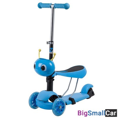 Детский самокат-кикборд 120S.DISCOKIDS.BL9 NOVATRACK