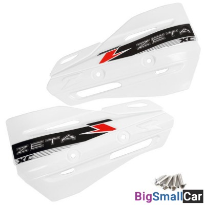 Защита руля (пластик) XC WHITE ZE72-3110