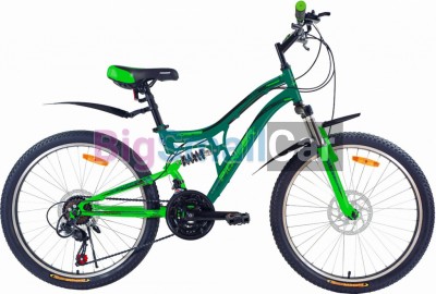 Дорожные велосипеды PIONEER FORSAGE 24/14 darkgreen-green-black